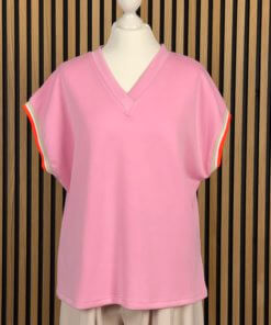 T-Shirt - V-Ausschnitt versch. Farben