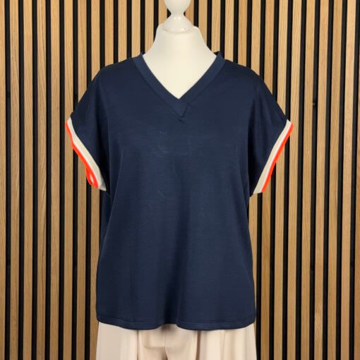 T-Shirt - V-Ausschnitt versch. Farben – Bild 2