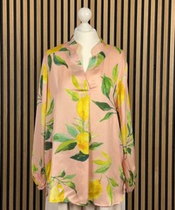 Bluse - Lemon - Pink