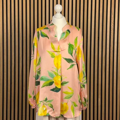 Bluse - Lemon - Pink