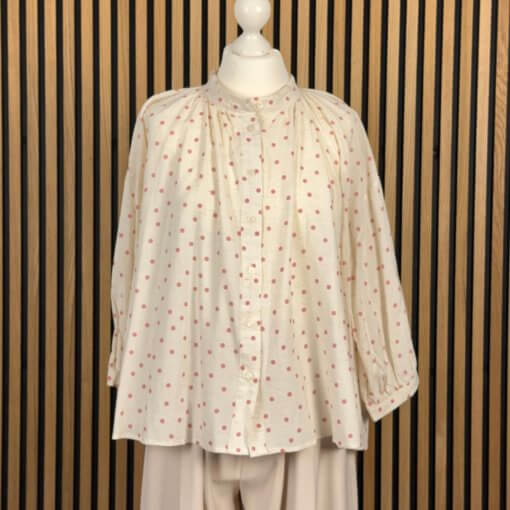 Bluse - Red Dots
