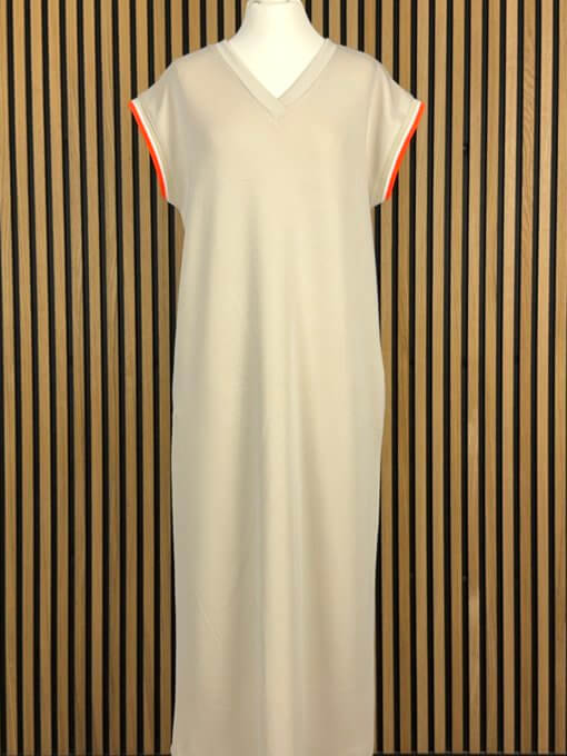 Kleid - V-Ausschnitt versch. Farben
