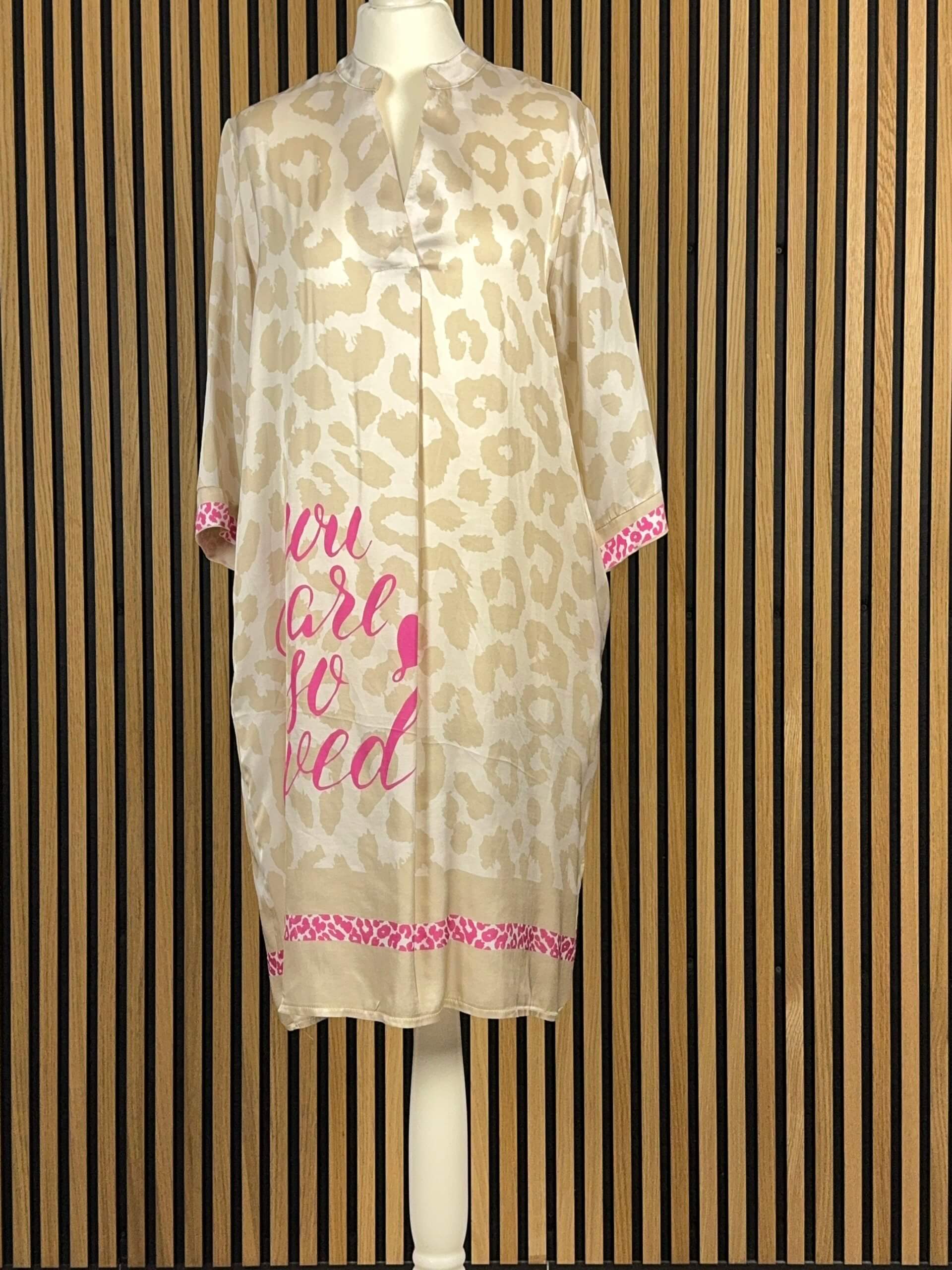 Kleid - Beige Leopard – Bild 2