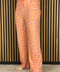 Hose - Leopard Orange