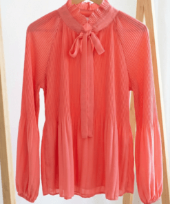 Plissee-Bluse - div. Farben