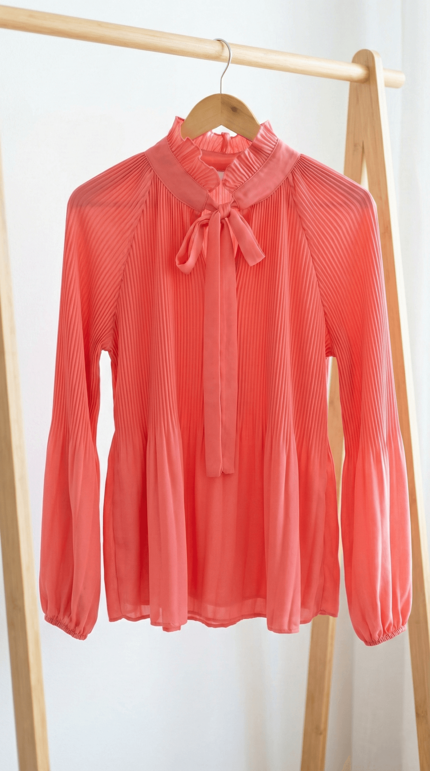 Plissee-Bluse - div. Farben