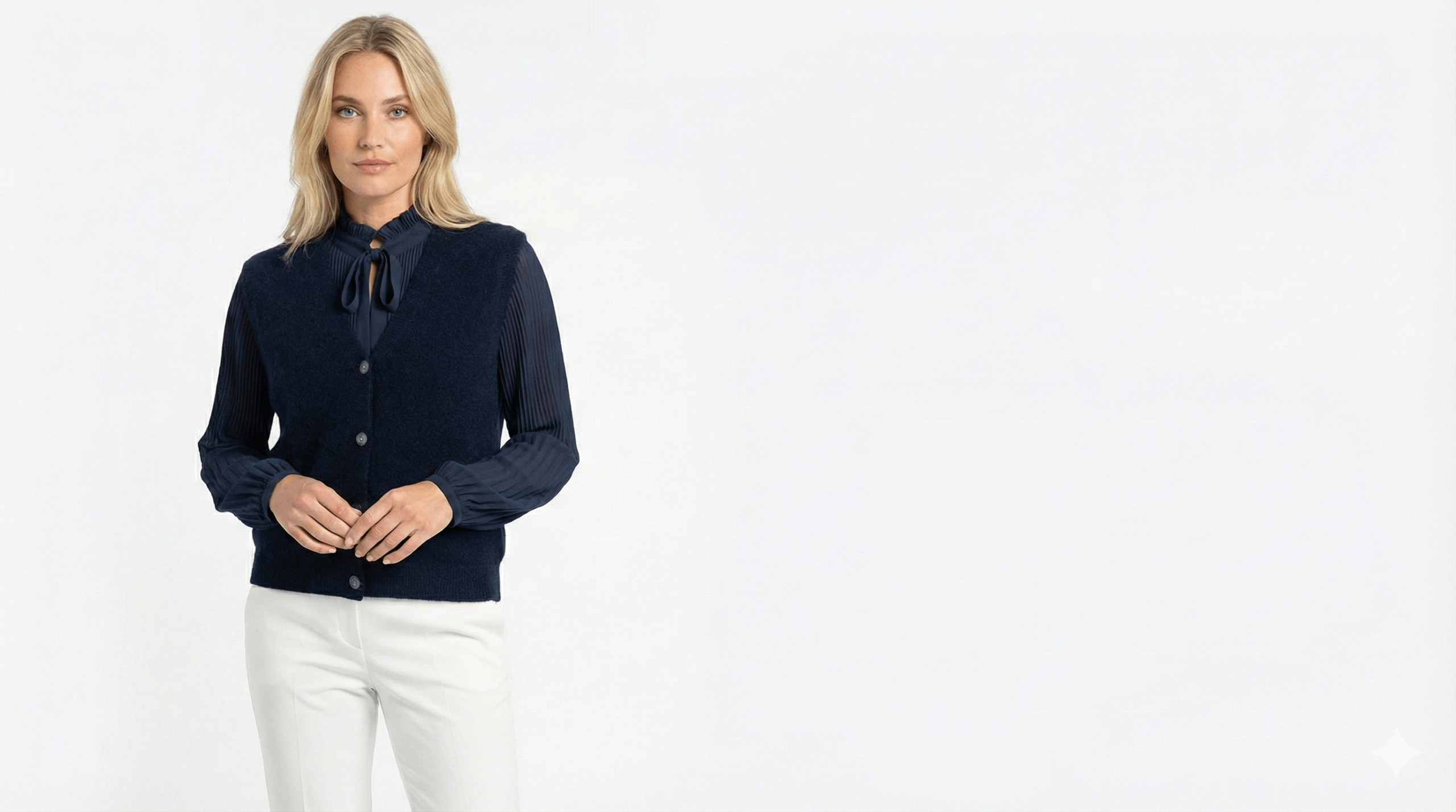 Plissee-Bluse - div. Farben – Bild 6