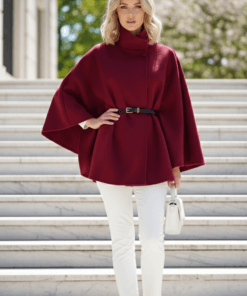 Eleganter Cape-Mantel - div. Farben